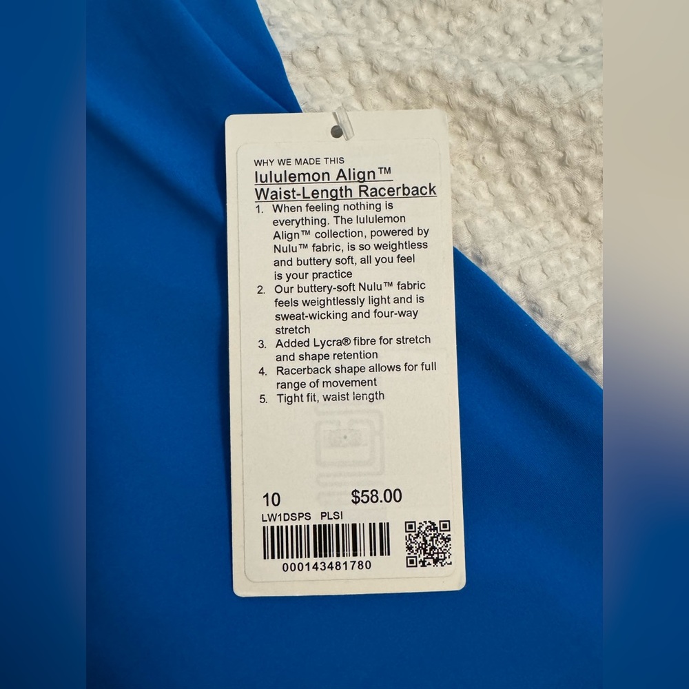 Lululemon Racerback 💙 - Picture 2 of 4